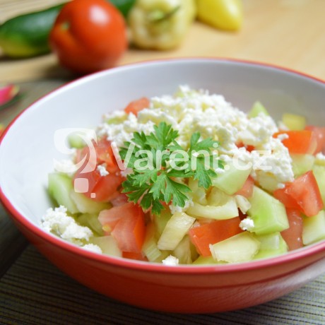 Pravý šopský salát