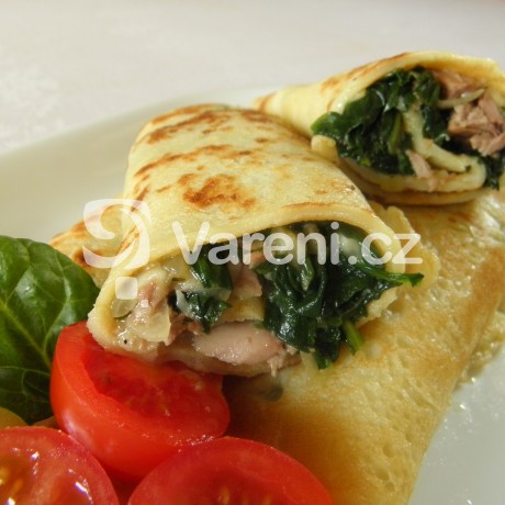 Jarní palačinky s tuňákem