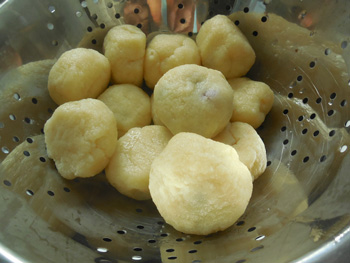 Borůvkové knedlíky