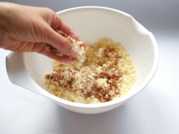 Kynutý švěstkový koláč