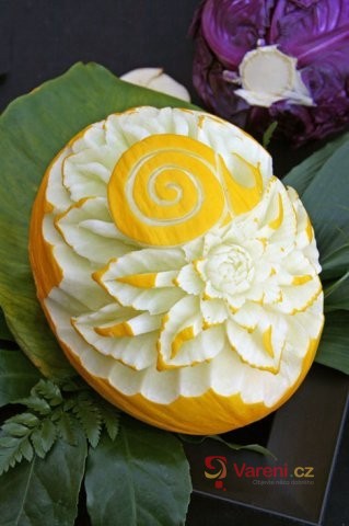 Carving - ovoce a zelenina jako umělecké dílo