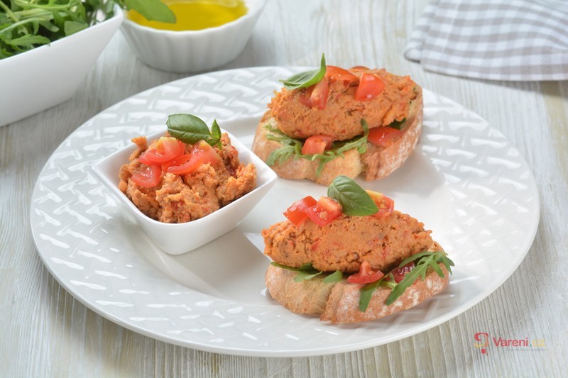 Recept na crostini s kuřecí pomazánkou krok za krokem