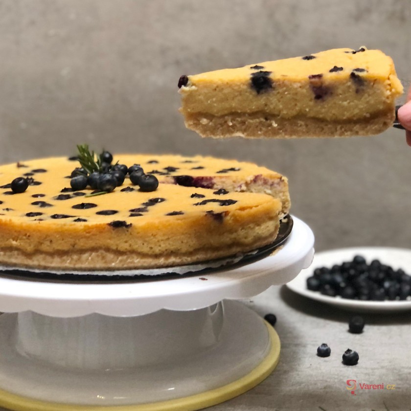 Veganské pečení s borůvkami: Borůvkový koláč s tofu krok za krokem