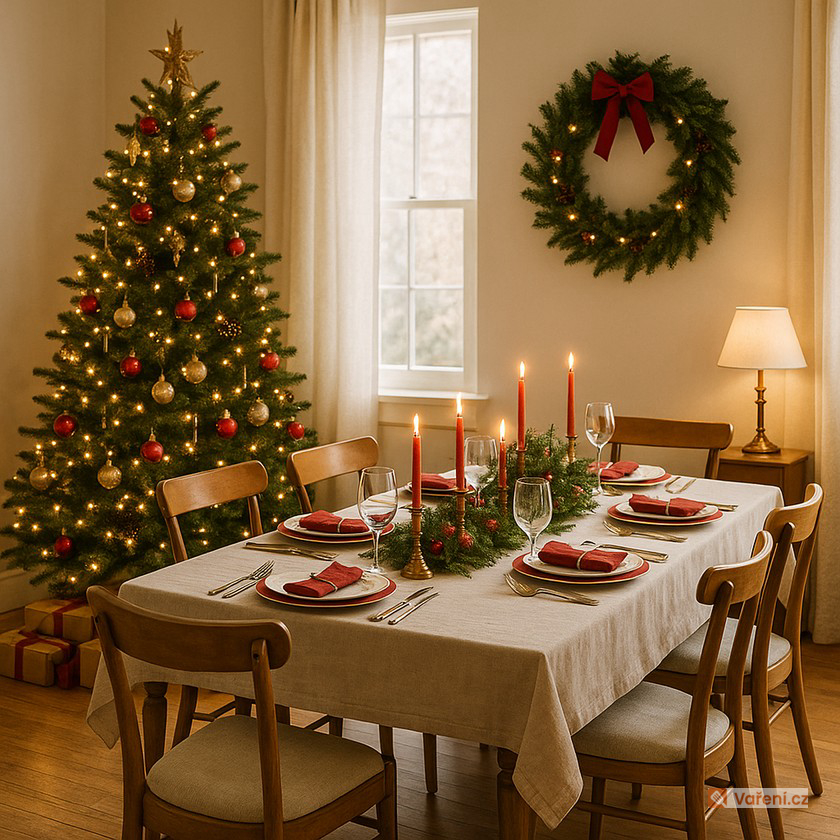 Vánoce doma: Jak si připravit sváteční jídelnu
