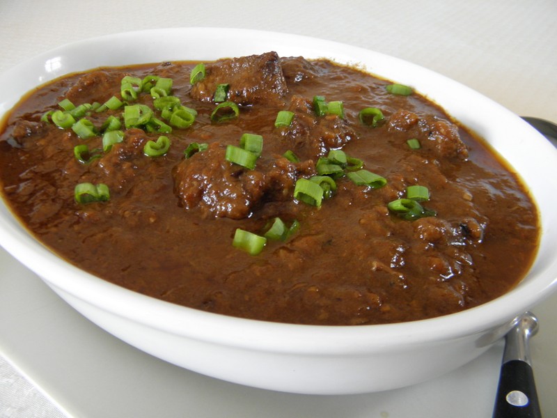 Hovězí, telecí a skopové maso.