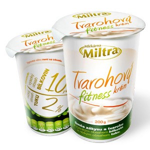 Tvarohový fitness krém