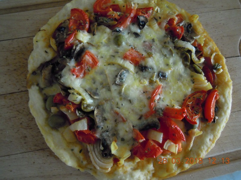 Kuchařka pizza - celá