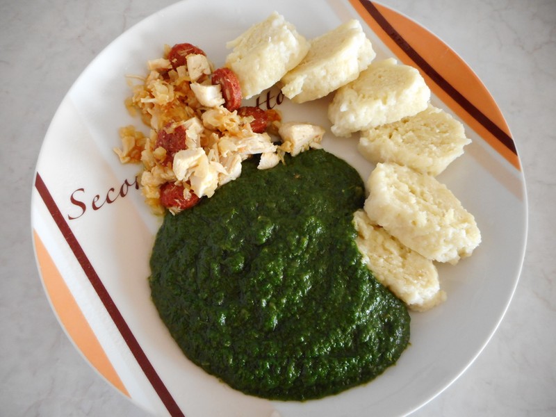 Kuchařka špenát mražený