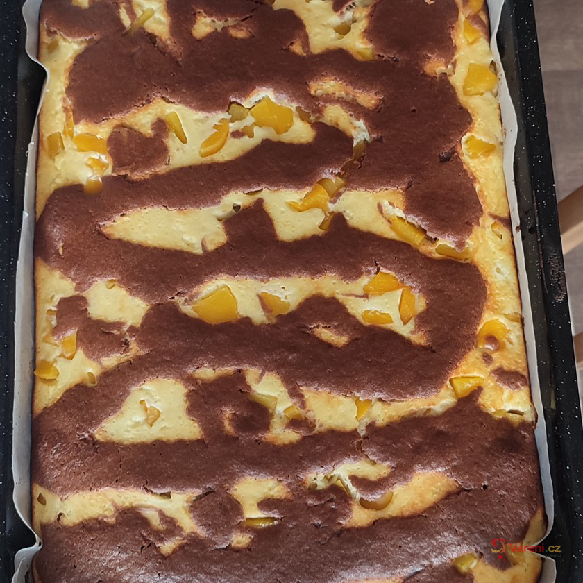 Buchta s tvarohem a broskví - fotografie 2