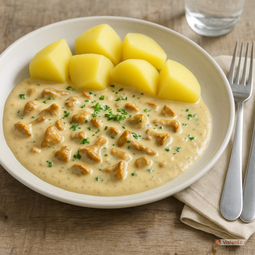 Lahodná lišková omáčka se smetanou