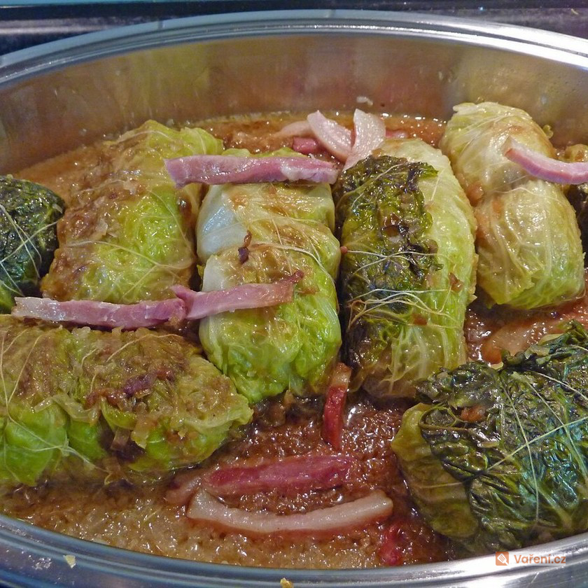 Kapustové masové závitky