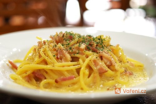 Moje spaghetti alla carbonara