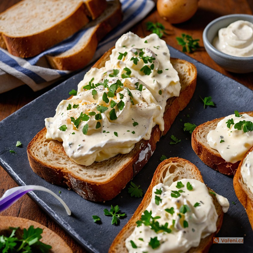 Bramborová pomazánka s majonézou