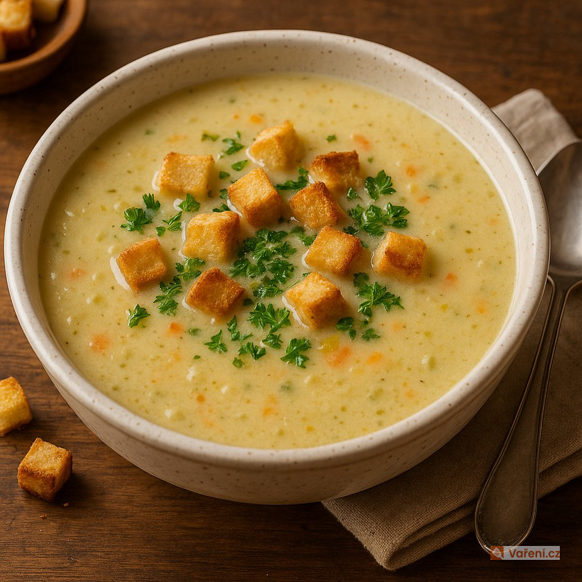 Zapražená zeleninová polévka