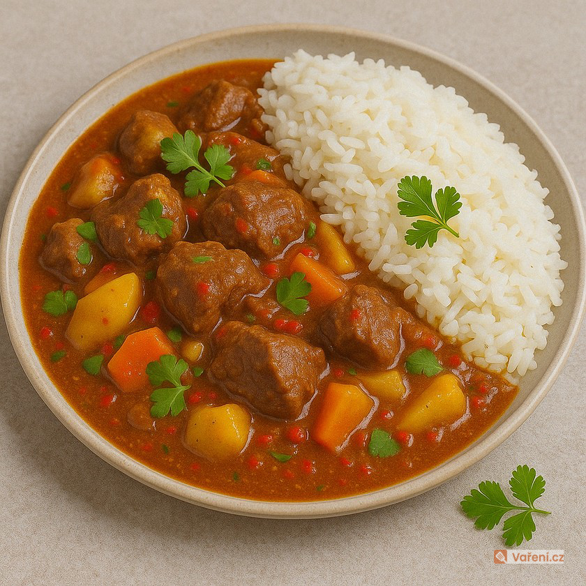 Orientální jehněčí maso