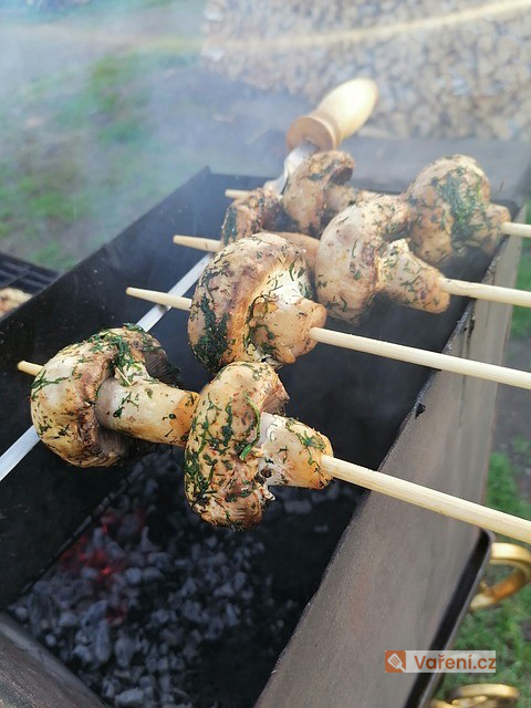 Grilované žampiony