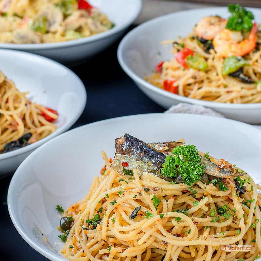 Špagety alla putanesca