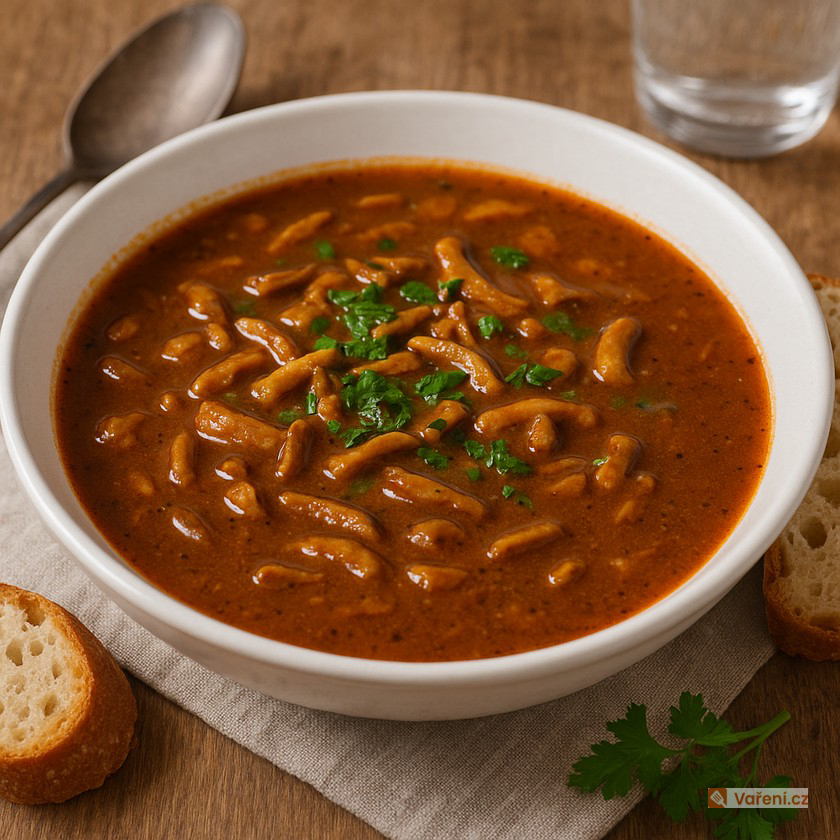 Dršťková polévka z václavek