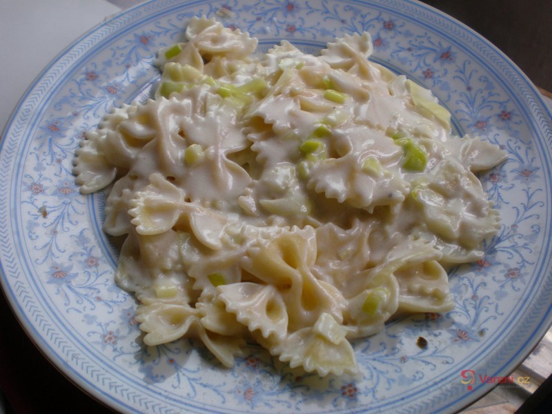 Sýrová omáčka s pórkem - fotografie 2