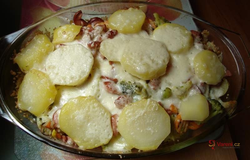 Zapečená barevná zelenina - fotografie 2