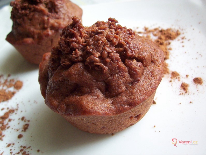 Muffiny s hořkou čokoládou