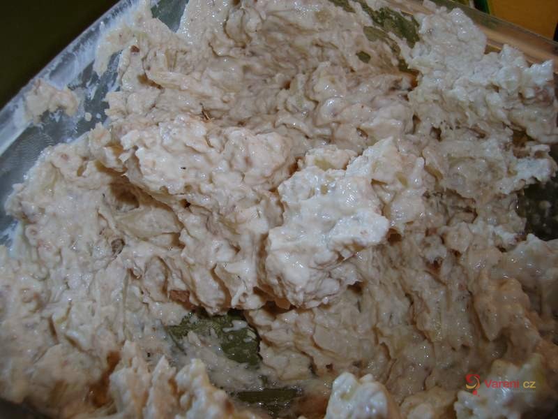 Tvarohová rybičková pomazánka - fotografie 2