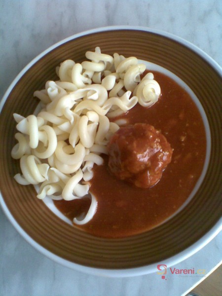 Masové kuličky s  omáčkou - fotografie 2