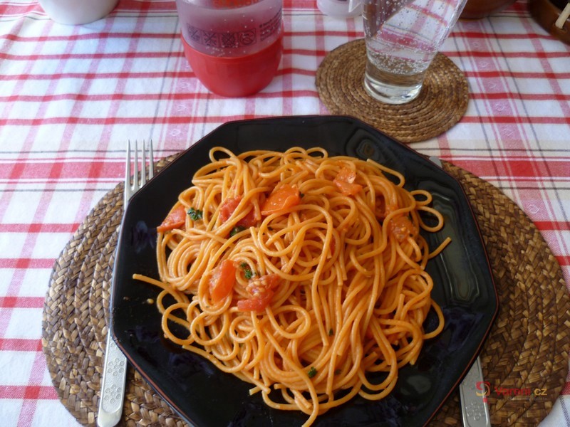 Špagety Arrabbiata