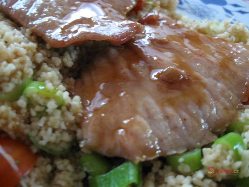 Vepřové plátky v medové marinádě - fotografie 2