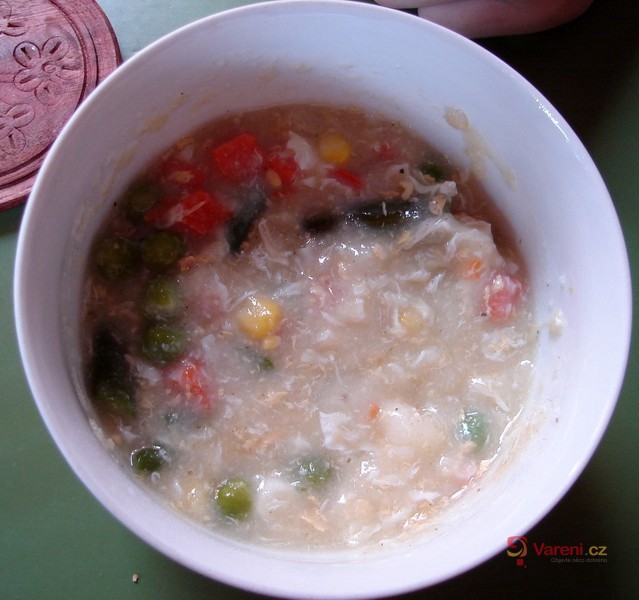 Krupicová polévka s vejcem - fotografie 2
