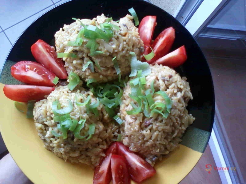 Houbové rizoto na kari - fotografie 2