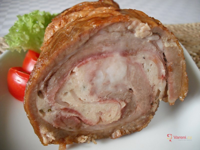 Domácí plněný bůček  - fotografie 3