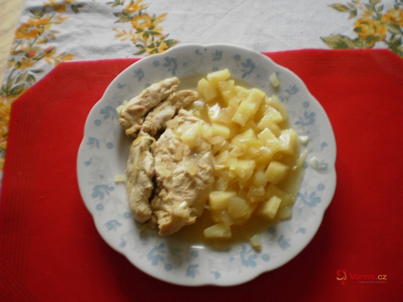 Ananas kuře - fotografie 3