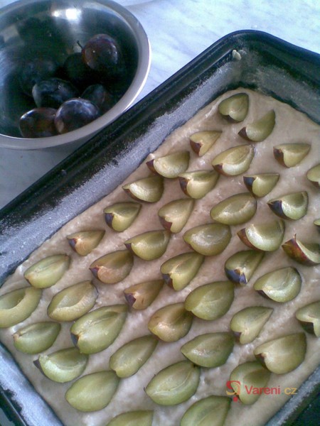 Kynutý švestkový koláč - fotografie 2