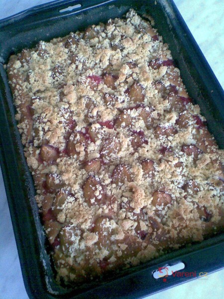 Kynutý švestkový koláč - fotografie 3