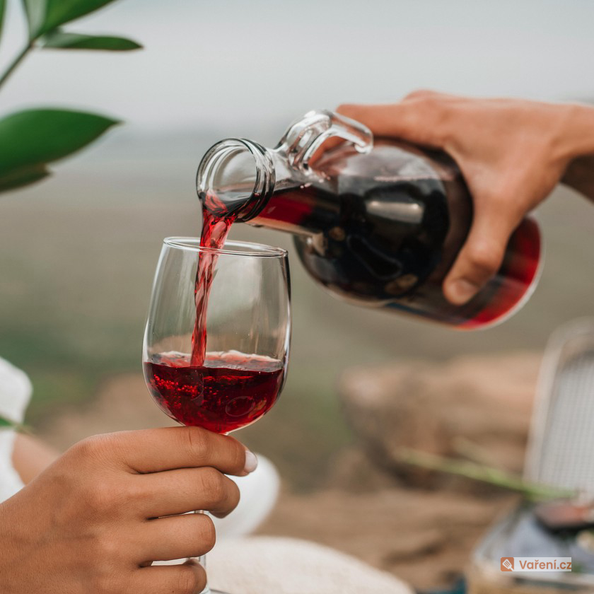 Domácí rybízové víno