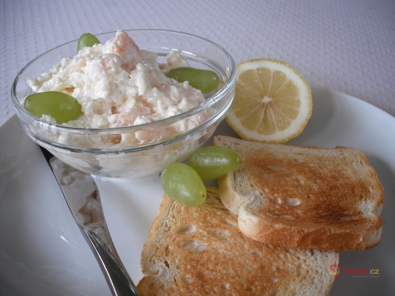 Sýrová pomazánka s krevetami - fotografie 2