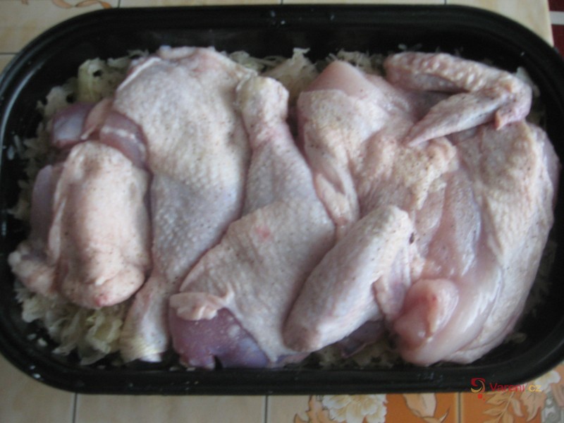 Kuře v zelí - fotografie 2