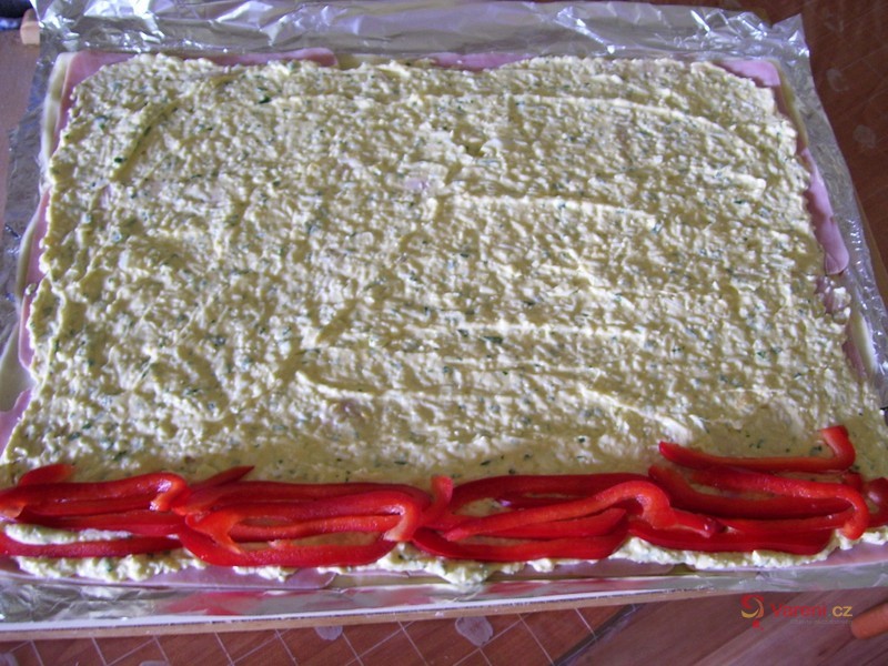 Nepečená sýrová roláda - fotografie 3