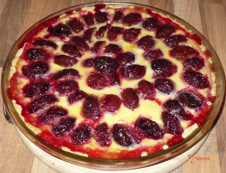 Smetanový švestkový koláč - fotografie 2