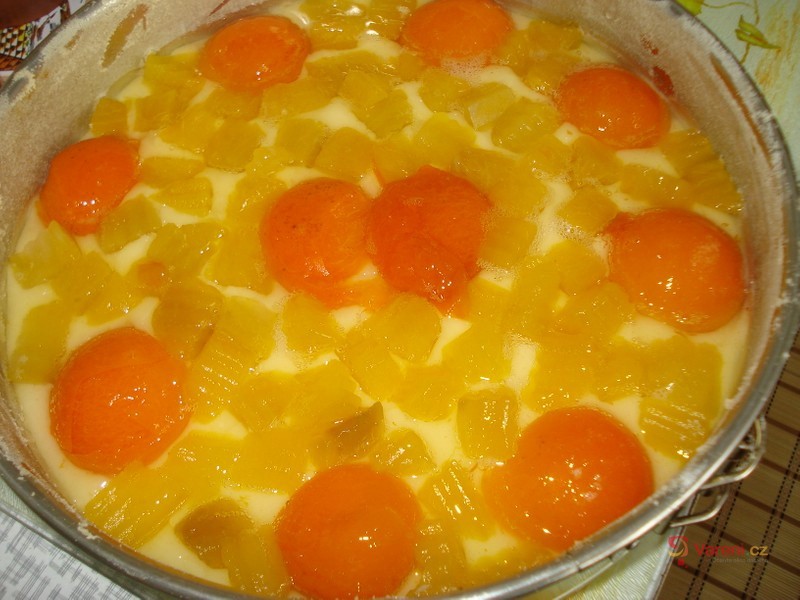 Koláč s ovocem a rosolem - fotografie 2