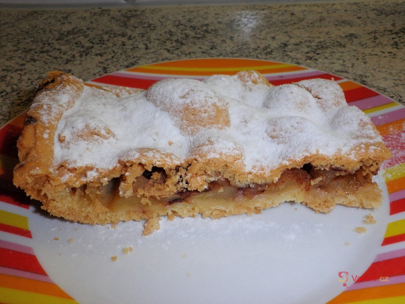 Jablkový koláč na plech - fotografie 4