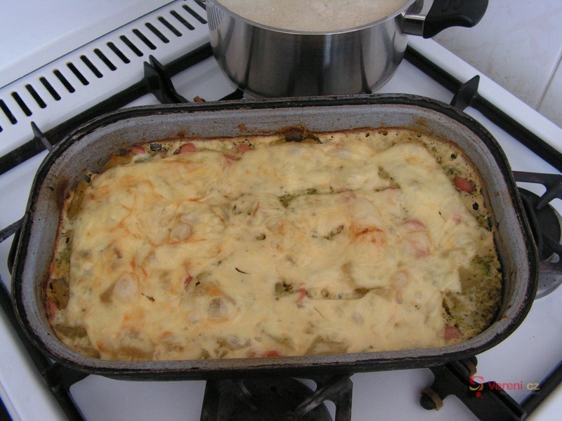 Zapečené brambory s brokolicí a nivou - fotografie 2