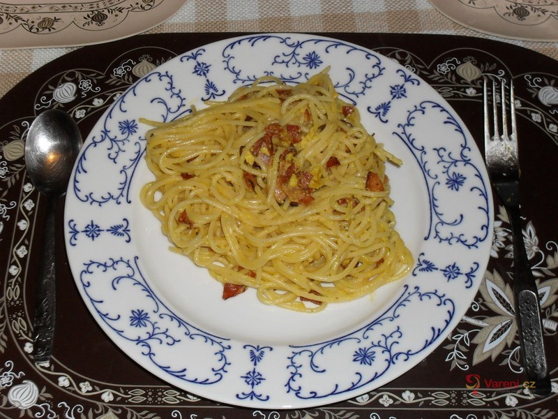 Dietní uhlířské špagety