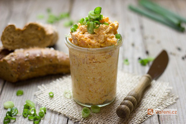 Vajíčková pomazánka se zeleninou