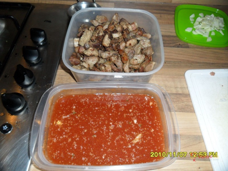 Vepřové maso ve sladkokyselé omáčce - fotografie 3