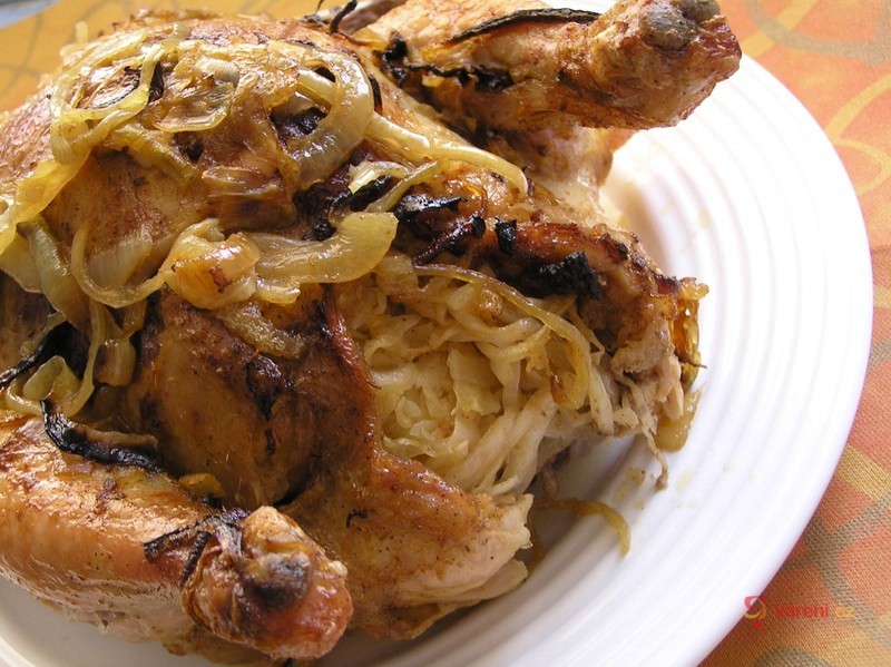 Kuře plněné zelím - fotografie 3