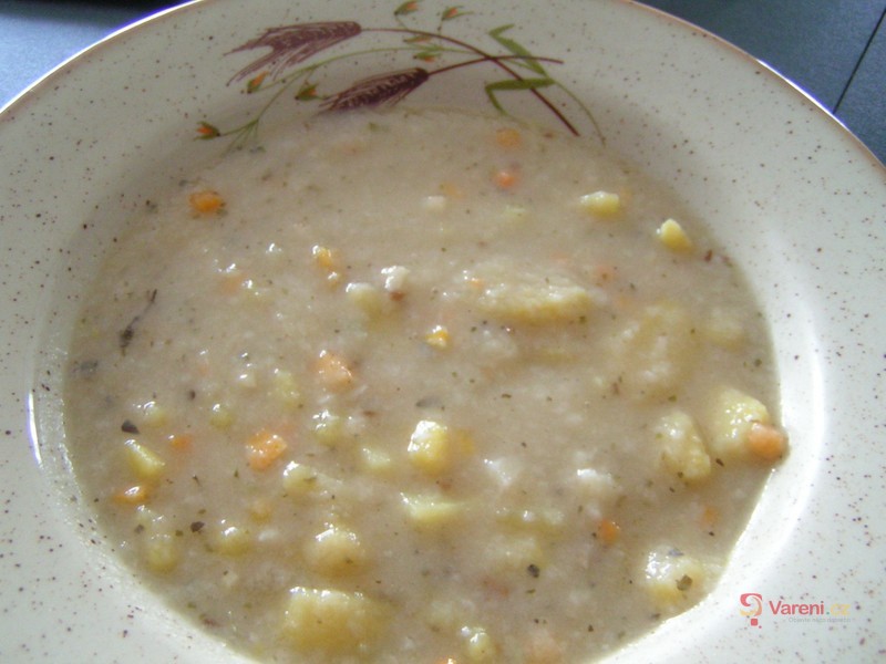 Bramborová polévka s houbami - fotografie 2