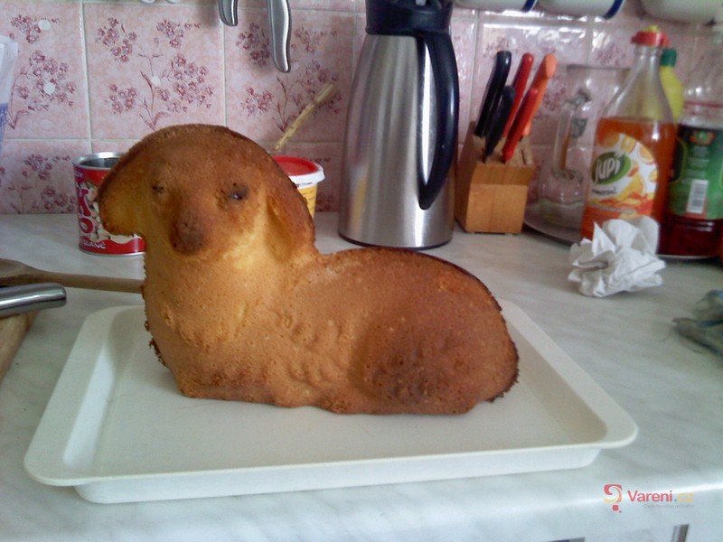 Velikonoční piškotový beránek - fotografie 2