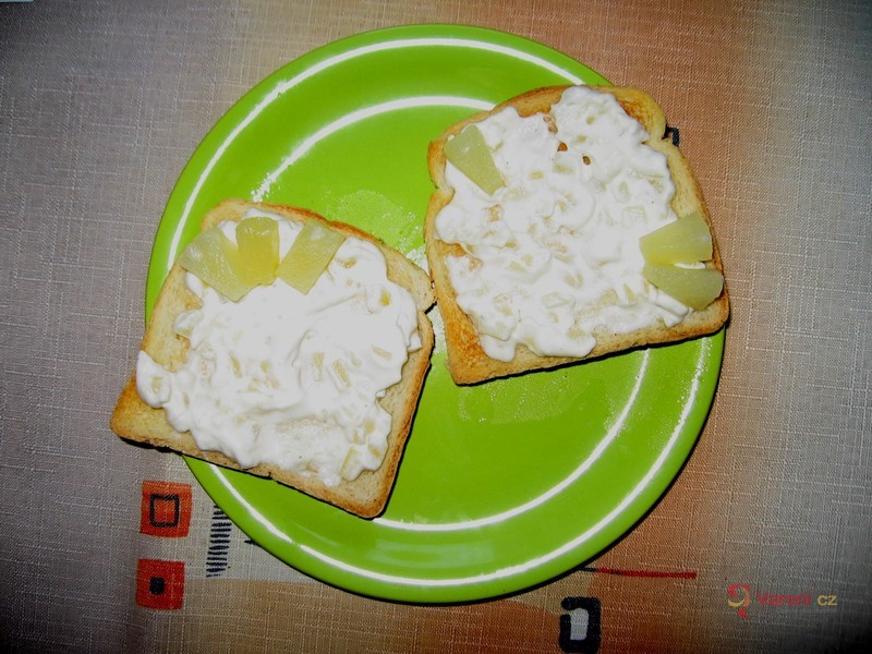 Ananasová pomazánka s česnekem - fotografie 2